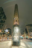 Здание Flatiron на ноче стоковое изображение rf Здание Flatiron на ноче стоковое изображение rf