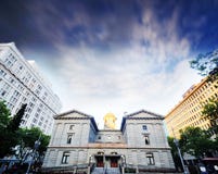 здание суда пионерский portland стоковая фотография здание суда пионерский portland стоковая фотография