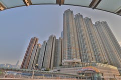 здания в жилом на западном kowloon стоковая фотография здания в жилом на западном kowloon стоковая фотография