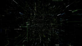 Зеленый абстрактный виртуальный космос летание иллюстрации 3d через тоннель цифровых данных иллюстрация вектора Зеленый абстрактный виртуальный космос летание иллюстрации 3d через тоннель цифровых данных иллюстрация вектора