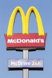 Знак McDonald стоковые изображения Знак McDonald стоковые изображения