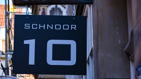 Знак улицы Бремена Schnoor 10 стоковое изображение Знак улицы Бремена Schnoor 10 стоковое изображение