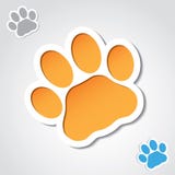 Знамя лапки кота бесплатная иллюстрация Знамя лапки кота бесплатная иллюстрация