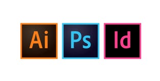 Значки Photoshop Adobe, иллюстратор и вектор Indesign редакционный бесплатная иллюстрация Значки Photoshop Adobe, иллюстратор и вектор Indesign редакционный бесплатная иллюстрация