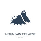 значок colapse горы в ультрамодном стиле дизайна значок colapse горы изолированный на белой предпосылке значок вектора colapse го иллюстрация вектора значок colapse горы в ультрамодном стиле дизайна значок colapse горы изолированный на белой предпосылке значок вектора colapse го иллюстрация вектора
