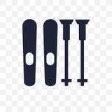 Значок Equiptment лыжи прозрачный Дизайн fr символа Equiptment лыжи бесплатная иллюстрация Значок Equiptment лыжи прозрачный Дизайн fr символа Equiptment лыжи бесплатная иллюстрация