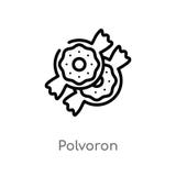 значок вектора polvoron плана изолированная черная простая линия иллюстрация элемента от концепции еды editable polvoron хода век иллюстрация штока значок вектора polvoron плана изолированная черная простая линия иллюстрация элемента от концепции еды editable polvoron хода век иллюстрация штока