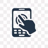 Значок вектора Smartphone изолированный на прозрачной предпосылке, умной иллюстрация вектора Значок вектора Smartphone изолированный на прозрачной предпосылке, умной иллюстрация вектора