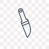 Значок вектора ножа мясника изолированный на прозрачной предпосылке, li иллюстрация вектора Значок вектора ножа мясника изолированный на прозрачной предпосылке, li иллюстрация вектора