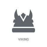 Значок Викинга иллюстрация штока Значок Викинга иллюстрация штока