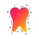 Значок знака зуба Символ зубоврачебной заботы вектор иллюстрация вектора Значок знака зуба Символ зубоврачебной заботы вектор иллюстрация вектора