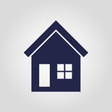 Значок изолированный домом плоский бесплатная иллюстрация Значок изолированный домом плоский бесплатная иллюстрация