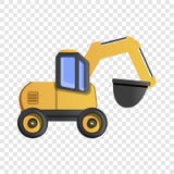 Значок машины карьера, стиль мультфильма бесплатная иллюстрация Значок машины карьера, стиль мультфильма бесплатная иллюстрация