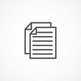 Значок обработки документов Стоковые Фотографии RF Значок обработки документов Стоковые Фотографии RF
