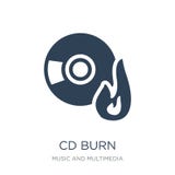 значок ожога CD в ультрамодном стиле дизайна значок ожога CD изолированный на белой предпосылке символ значка вектора ожога CD пр бесплатная иллюстрация значок ожога CD в ультрамодном стиле дизайна значок ожога CD изолированный на белой предпосылке символ значка вектора ожога CD пр бесплатная иллюстрация