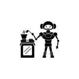значок повара робота Элемент домашнего значка робота для мобильных приложений концепции и сети Детализированный значок повара роб бесплатная иллюстрация значок повара робота Элемент домашнего значка робота для мобильных приложений концепции и сети Детализированный значок повара роб бесплатная иллюстрация