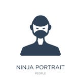 значок портрета ninja в ультрамодном стиле дизайна значок портрета ninja изолированный на белой предпосылке значок вектора портре иллюстрация штока значок портрета ninja в ультрамодном стиле дизайна значок портрета ninja изолированный на белой предпосылке значок вектора портре иллюстрация штока