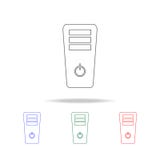 Значок случая ПК Элементы жизни игры в multi покрашенных значках Наградной качественный значок графического дизайна Простой значо бесплатная иллюстрация Значок случая ПК Элементы жизни игры в multi покрашенных значках Наградной качественный значок графического дизайна Простой значо бесплатная иллюстрация