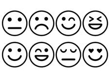 Значок смайликов Smileys положительный, нейтральный и отрицательный также вектор иллюстрации притяжки corel иллюстрация вектора Значок смайликов Smileys положительный, нейтральный и отрицательный также вектор иллюстрации притяжки corel иллюстрация вектора