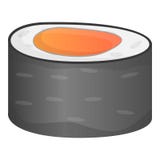 Значок суш морепродуктов, стиль мультфильма иллюстрация штока Значок суш морепродуктов, стиль мультфильма иллюстрация штока