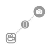 Значок телефона, камеры и телефона иллюстрация штока Значок телефона, камеры и телефона иллюстрация штока