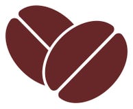 Значок фасолей какао вектора плоский иллюстрация штока Значок фасолей какао вектора плоский иллюстрация штока