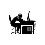 значок человека унылый утомленный Элемент значка gamer для передвижных apps концепции и сети Значок человека глифа унылый утомлен бесплатная иллюстрация значок человека унылый утомленный Элемент значка gamer для передвижных apps концепции и сети Значок человека глифа унылый утомлен бесплатная иллюстрация