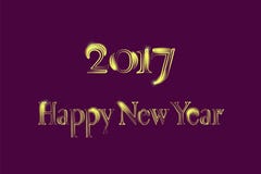 Золотая Нового Года поздравительная открытка 2017 Искусство волшебного золота вектора искры блестящее текстурированное иллюстрация штока Золотая Нового Года поздравительная открытка 2017 Искусство волшебного золота вектора искры блестящее текстурированное иллюстрация штока