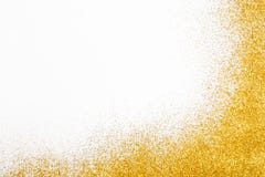 Золотая рамка текстуры песка яркого блеска на белой, абстрактной предпосылке стоковые фотографии rf Золотая рамка текстуры песка яркого блеска на белой, абстрактной предпосылке стоковые фотографии rf