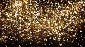 Золотая пыль яркого блеска на черной предпосылке Сверкная иллюстрация выплеска с порошком золота Влияние тумана Bokeh накаляя вол стоковые изображения Золотая пыль яркого блеска на черной предпосылке Сверкная иллюстрация выплеска с порошком золота Влияние тумана Bokeh накаляя вол стоковые изображения