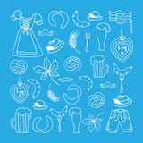 Иллюстрация вектора комплекта элементов Oktoberfest бесплатная иллюстрация Иллюстрация вектора комплекта элементов Oktoberfest бесплатная иллюстрация