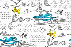 Иллюстрация вектора обоев дизайна лета картины стиля doodles шаржа нарисованная рукой безшовная бесплатная иллюстрация Иллюстрация вектора обоев дизайна лета картины стиля doodles шаржа нарисованная рукой безшовная бесплатная иллюстрация
