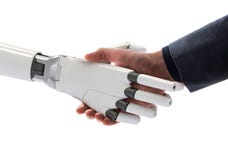 Иллюстрация концепции 3d искусственного интеллекта рукопожатия человека и робота иллюстрация вектора Иллюстрация концепции 3d искусственного интеллекта рукопожатия человека и робота иллюстрация вектора