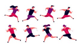 Идущая группа людей в движении Jogging тренировка женщин людей внешняя бесплатная иллюстрация Идущая группа людей в движении Jogging тренировка женщин людей внешняя бесплатная иллюстрация