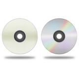 Изолированный бумажный отрезок компактного диска диска, dvd, диска сине-Рэй рекордные данные Стоковая Фотография Изолированный бумажный отрезок компактного диска диска, dvd, диска сине-Рэй рекордные данные Стоковая Фотография