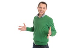 Изолированный удивленный молодой менеджер дальше с предпосылкой. Стоковое Фото Изолированный удивленный молодой менеджер дальше с предпосылкой. Стоковое Фото
