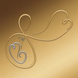 Изображение конспекта золота и серебра беременной женщины и ребенка, crea Стоковая Фотография Изображение конспекта золота и серебра беременной женщины и ребенка, crea Стоковая Фотография