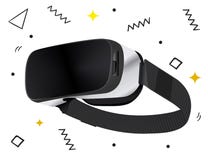 Изолированная стереоскопическая иллюстрация вектора vr 3d Технология виртуального пространства вектора виртуальная цифровая Прибо иллюстрация вектора Изолированная стереоскопическая иллюстрация вектора vr 3d Технология виртуального пространства вектора виртуальная цифровая Прибо иллюстрация вектора