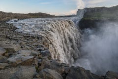 Иконическое Dettifoss в северной Исландии стоковое фото Иконическое Dettifoss в северной Исландии стоковое фото
