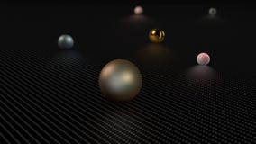 иллюстрация 3D много сфер, шарики различных размеров и формы на поверхности металла Абстракция, перевод 3D бесплатная иллюстрация иллюстрация 3D много сфер, шарики различных размеров и формы на поверхности металла Абстракция, перевод 3D бесплатная иллюстрация