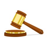 Иллюстрация вектора в молотке судьи плоского дизайна деревянном руководителя для судебного решения предложений и счетов Законные иллюстрация штока Иллюстрация вектора в молотке судьи плоского дизайна деревянном руководителя для судебного решения предложений и счетов Законные иллюстрация штока