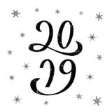 Иллюстрация 2019 вектора для календаря, плаката оформления, летчика, знамени, поздравительной открытки или открытки иллюстрация вектора Иллюстрация 2019 вектора для календаря, плаката оформления, летчика, знамени, поздравительной открытки или открытки иллюстрация вектора