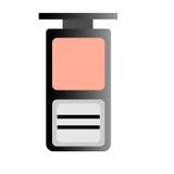 Иллюстрация вектора сети реалистическая порошка стороны tonal Значки макияжа бесплатная иллюстрация Иллюстрация вектора сети реалистическая порошка стороны tonal Значки макияжа бесплатная иллюстрация