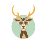 Иллюстрация вектора хипстера оленей иллюстрация штока Иллюстрация вектора хипстера оленей иллюстрация штока