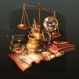 Иллюстрация волшебного доктора таблицы иллюстрация вектора Иллюстрация волшебного доктора таблицы иллюстрация вектора