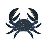 Иллюстрация краба мультфильма моря темно-синая изолировала бесплатная иллюстрация Иллюстрация краба мультфильма моря темно-синая изолировала бесплатная иллюстрация
