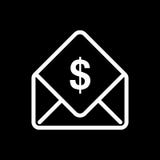 Иллюстрация простого стиля ui значка почты плоская иллюстрация штока Иллюстрация простого стиля ui значка почты плоская иллюстрация штока