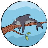 Иллюстрация уставшей акулы иллюстрация штока Иллюстрация уставшей акулы иллюстрация штока