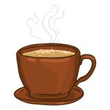 Иллюстрация шаржа вектора - чашка черного кофе бесплатная иллюстрация Иллюстрация шаржа вектора - чашка черного кофе бесплатная иллюстрация