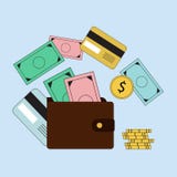 Инвестировать и личные финансы, кредит и планировать Управление исходящей наличности и финансовое планирование Электронная коммер бесплатная иллюстрация Инвестировать и личные финансы, кредит и планировать Управление исходящей наличности и финансовое планирование Электронная коммер бесплатная иллюстрация